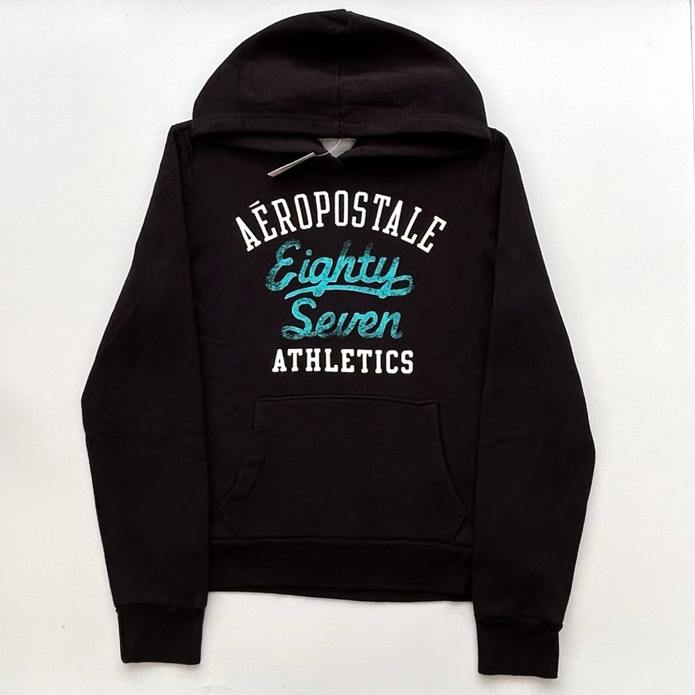Aeropostale Athletics Eighty Seven Y2K Pullover Hoodie New Size Women’s Large